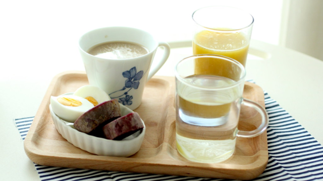 Breakfast and coffee served at a local cafe